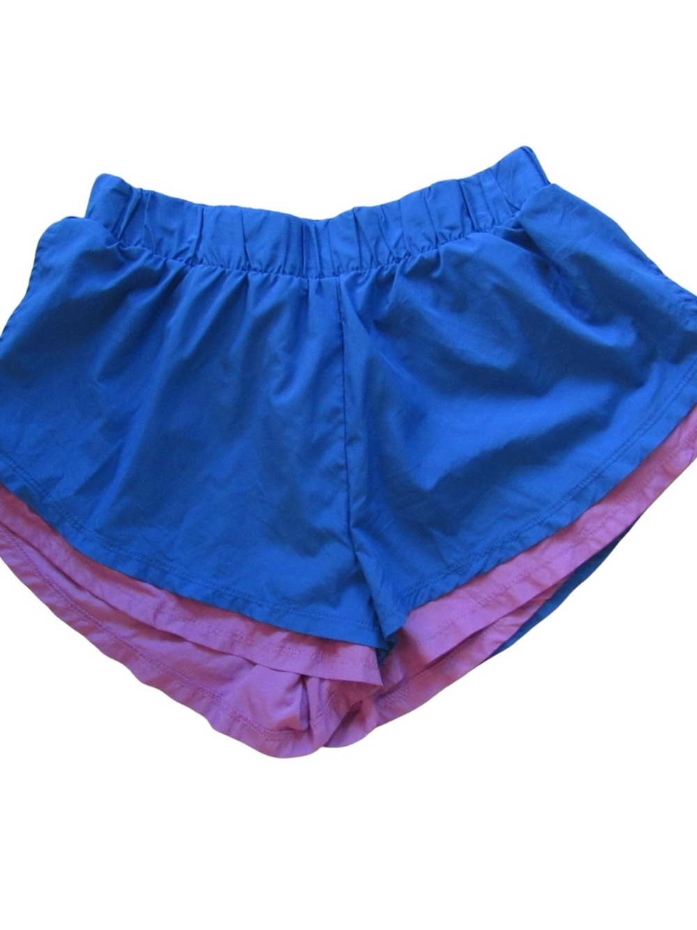 Free People Movement Run For It Shorts Small Two Tone Blue Purple High Rise